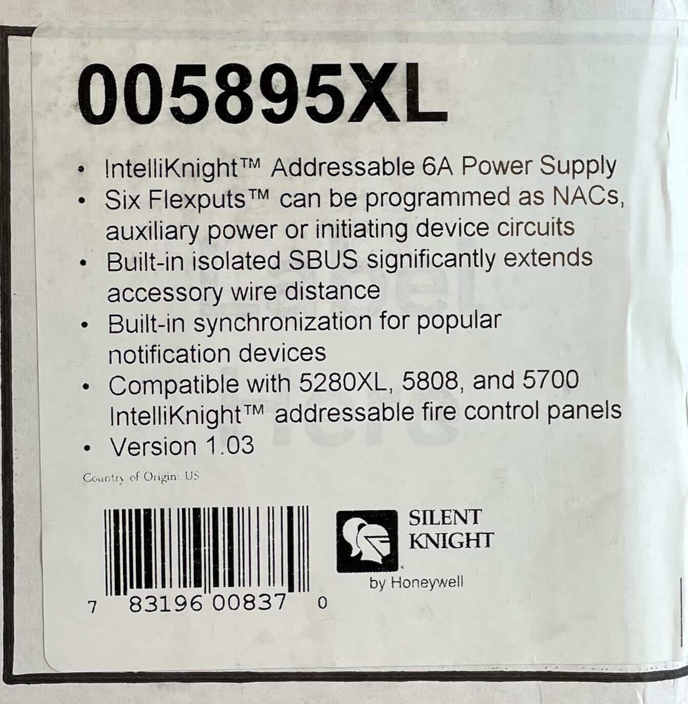 Silent Knight 005895XL - The Fire Alarm Supplier