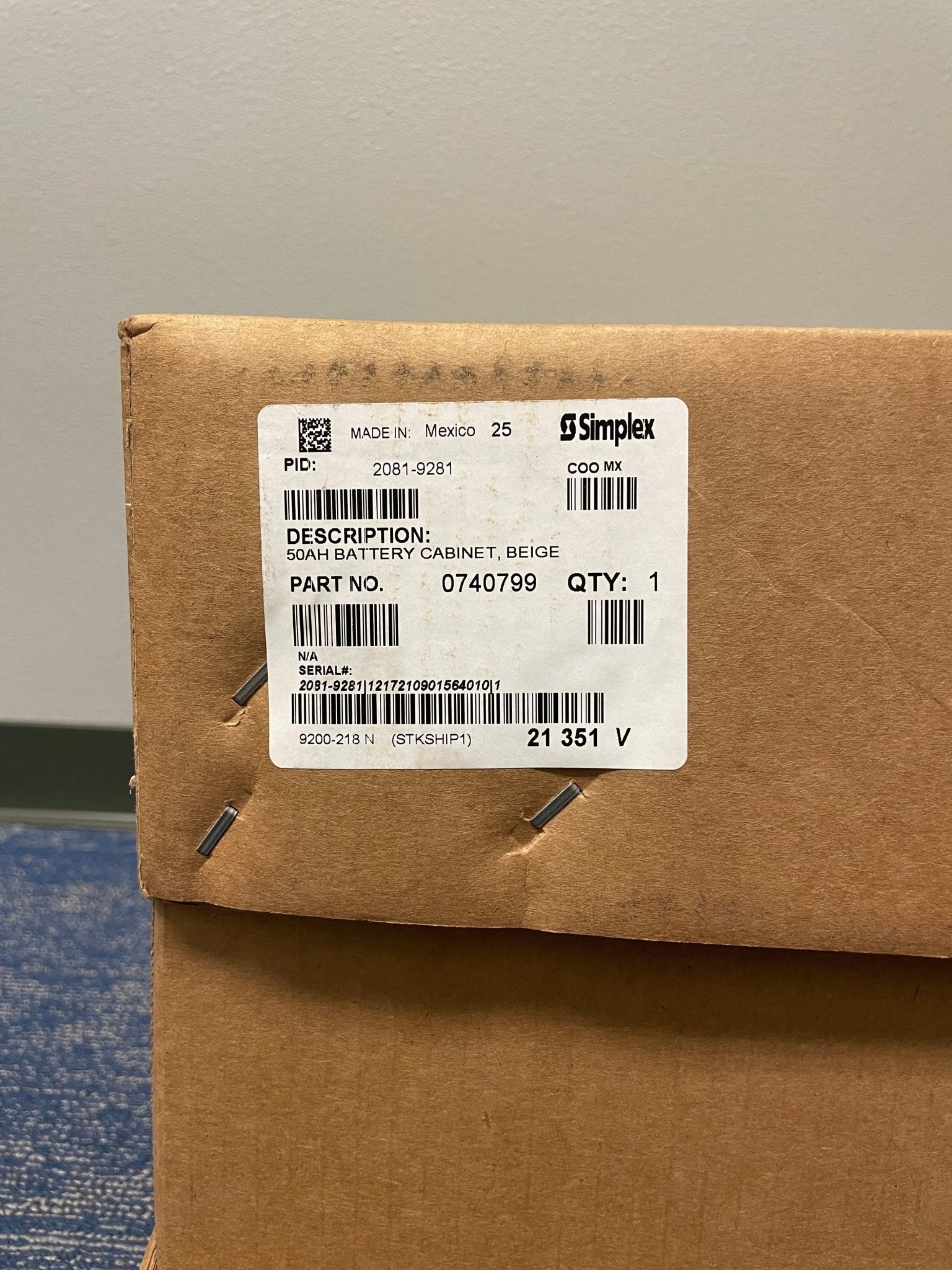 Simplex 2081-9281 - The Fire Alarm Supplier