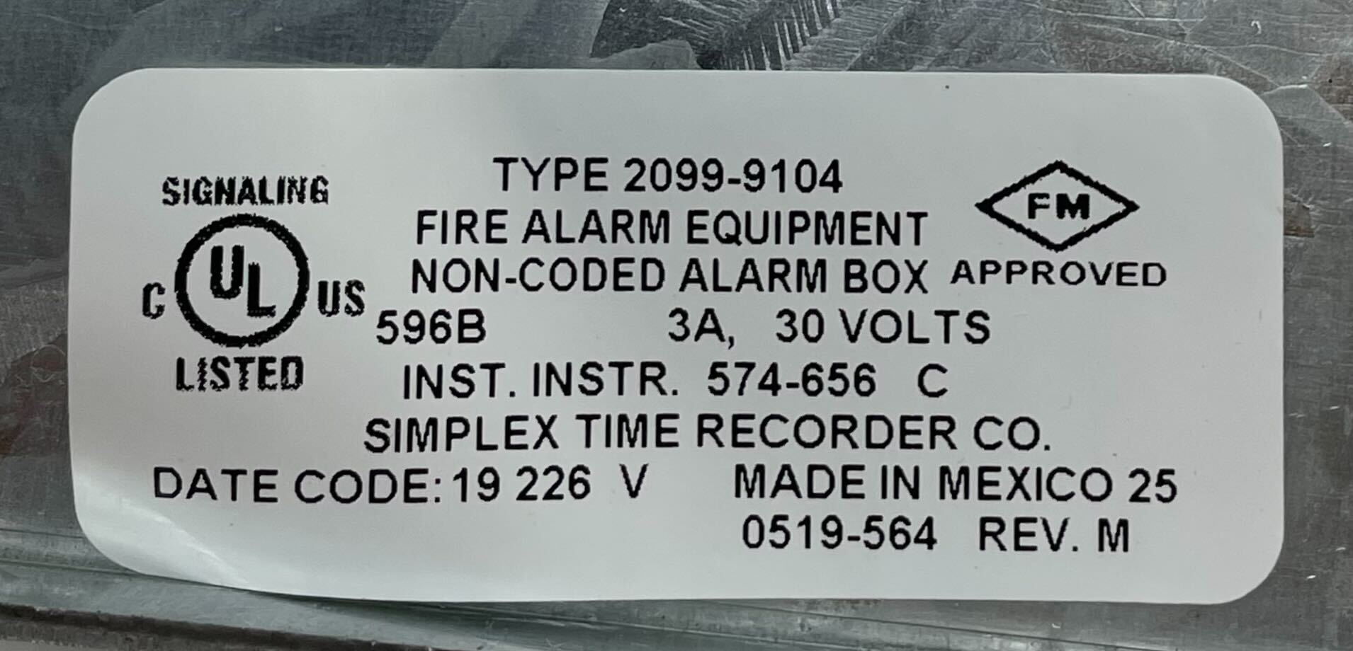 Simplex 2099-9104 - The Fire Alarm Supplier