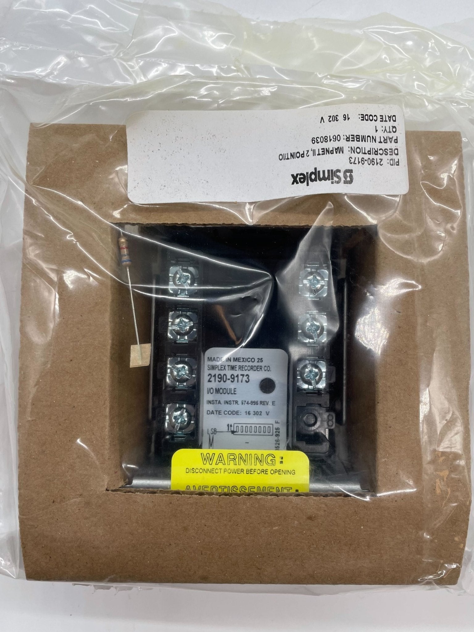 Simplex 2190-9173 - The Fire Alarm Supplier