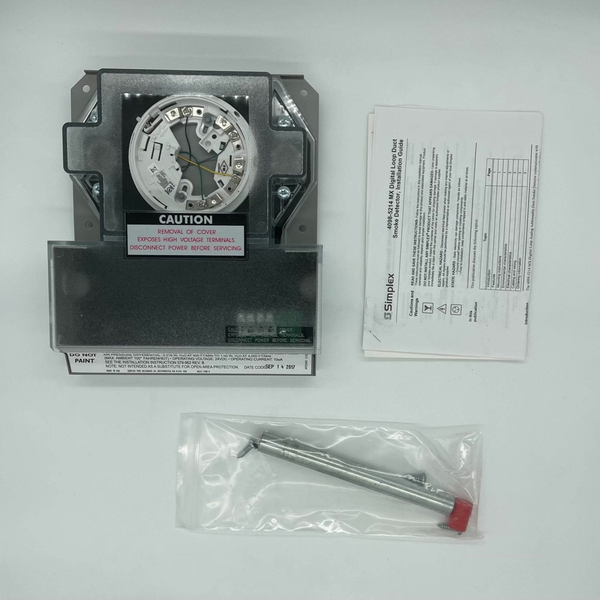 Simplex 4098-5214 Duct Housing No Relay - The Fire Alarm Supplier