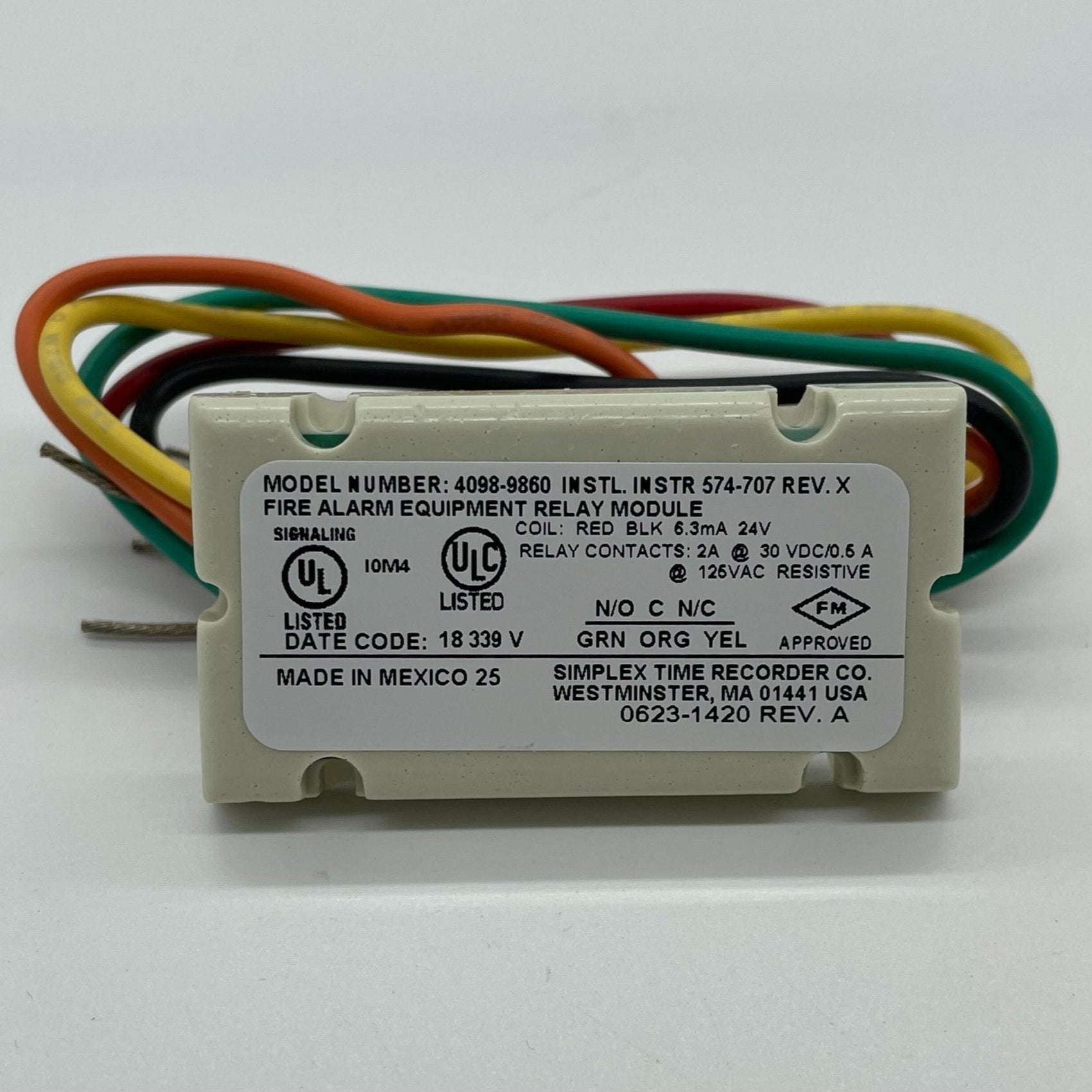 Simplex 4098-9860 2-Wire Relay For 4098-9780 - The Fire Alarm Supplier