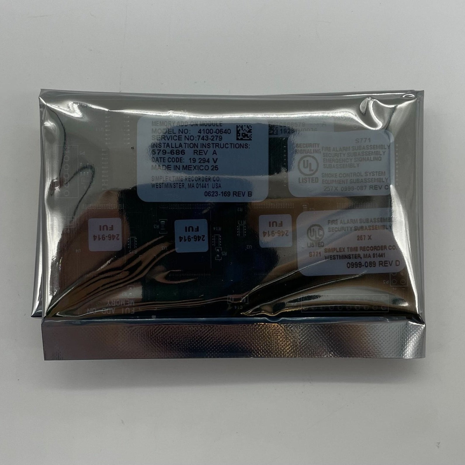 Simplex 4100-0640 Infoalarm Memory Expansion Mod - The Fire Alarm Supplier