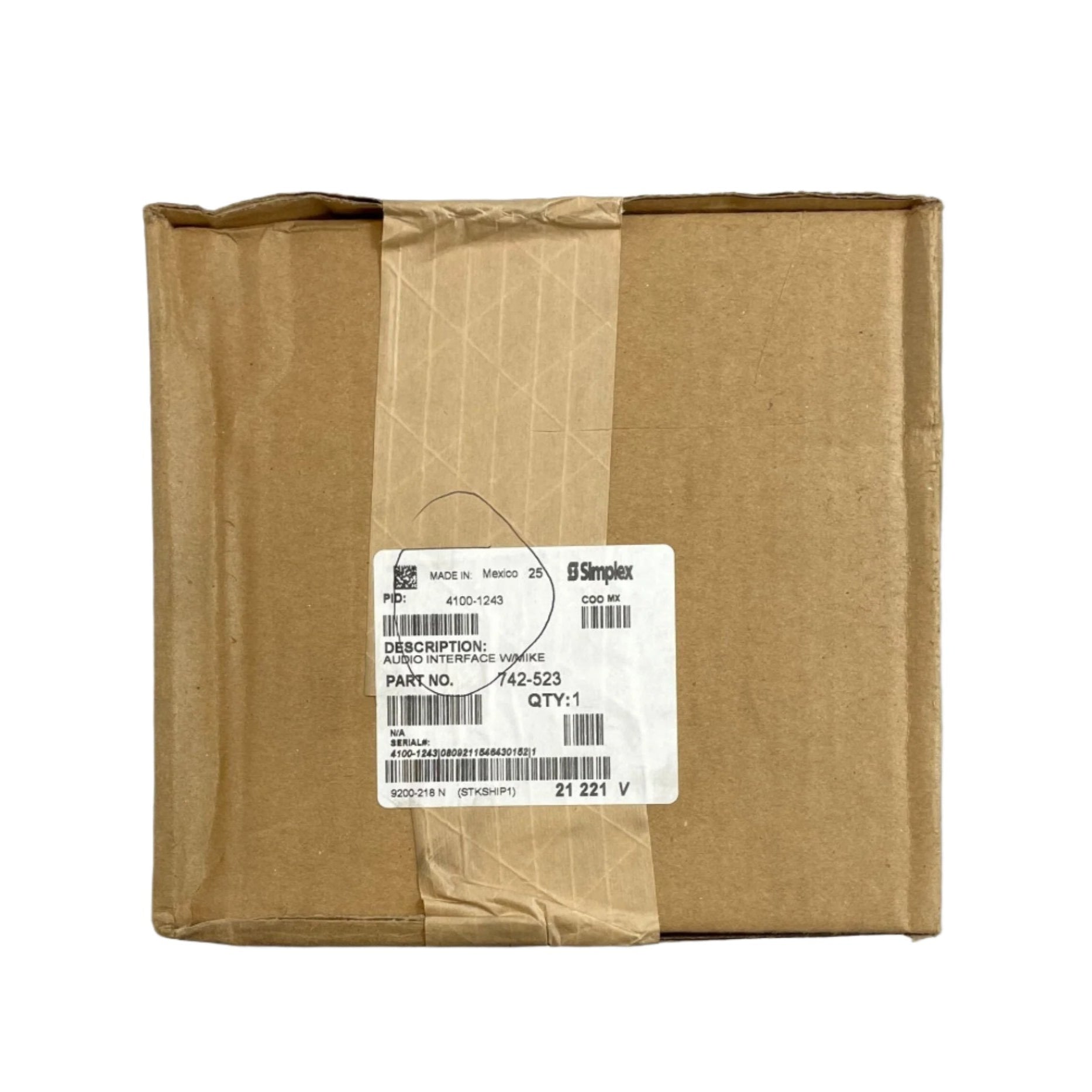 Simplex 4100-1243 Audio Interface With Mic - The Fire Alarm Supplier