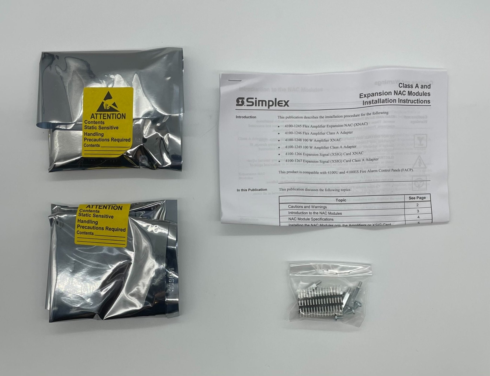 Simplex 4100-1248 100W Nac Expansion, 6 Class B - The Fire Alarm Supplier