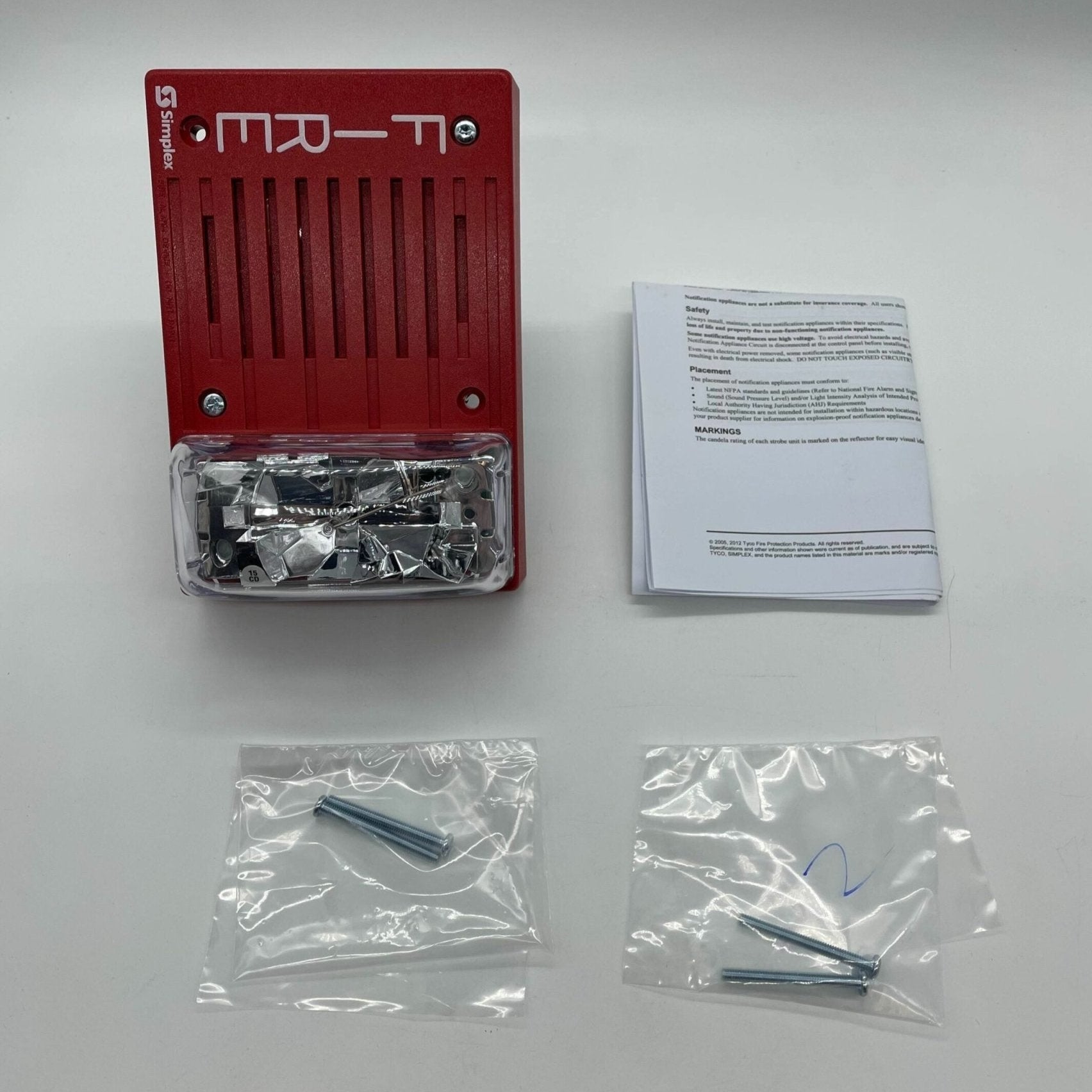 Simplex 4903-9150 Red Horizontal Strobe - The Fire Alarm Supplier