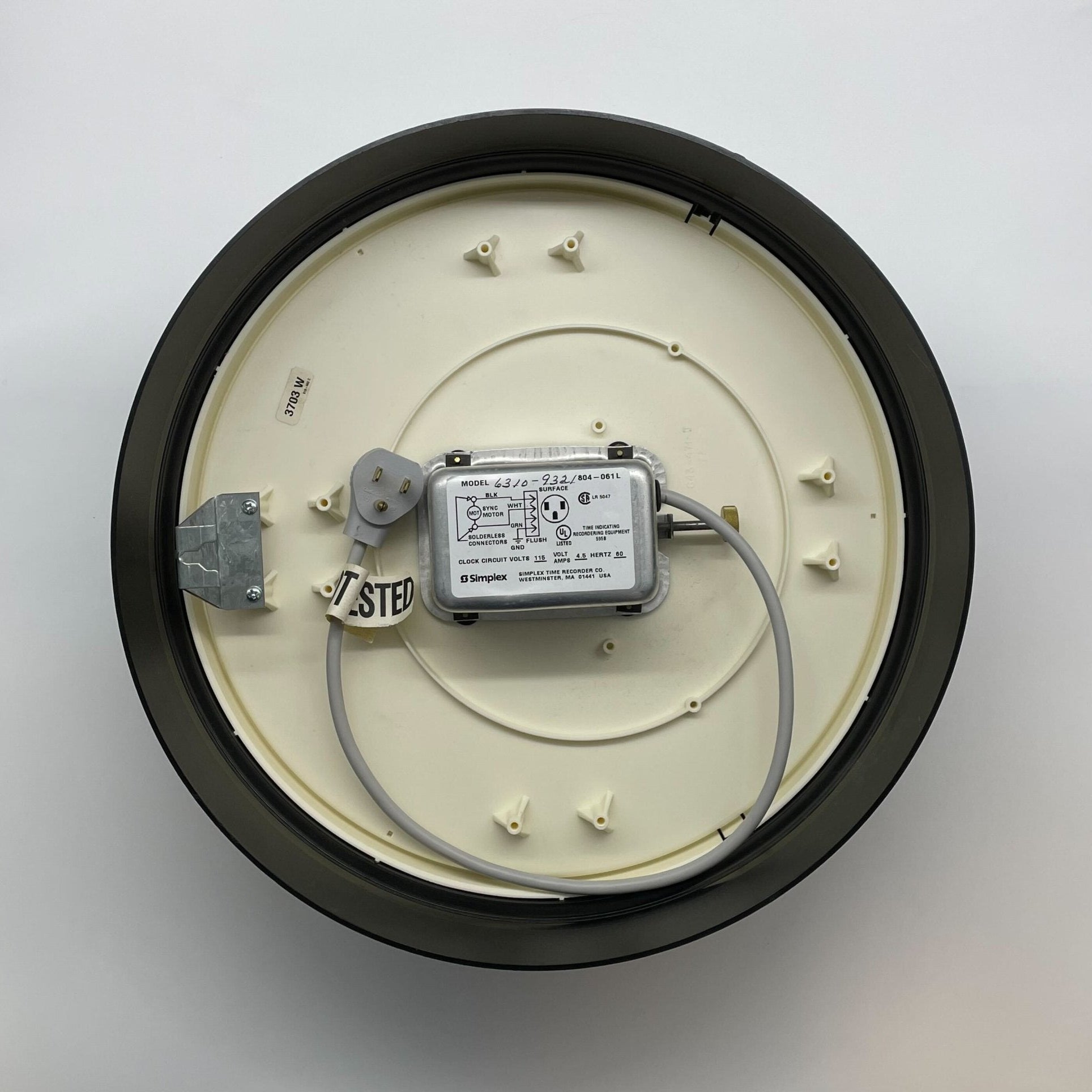 Simplex 6310-9321 Electric Synchronous Clock - The Fire Alarm Supplier