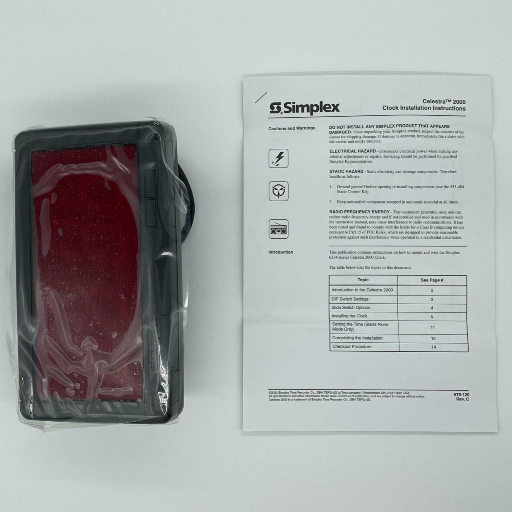 Simplex 6334-9135 2.5 Red Led Clk 230 Vac - The Fire Alarm Supplier