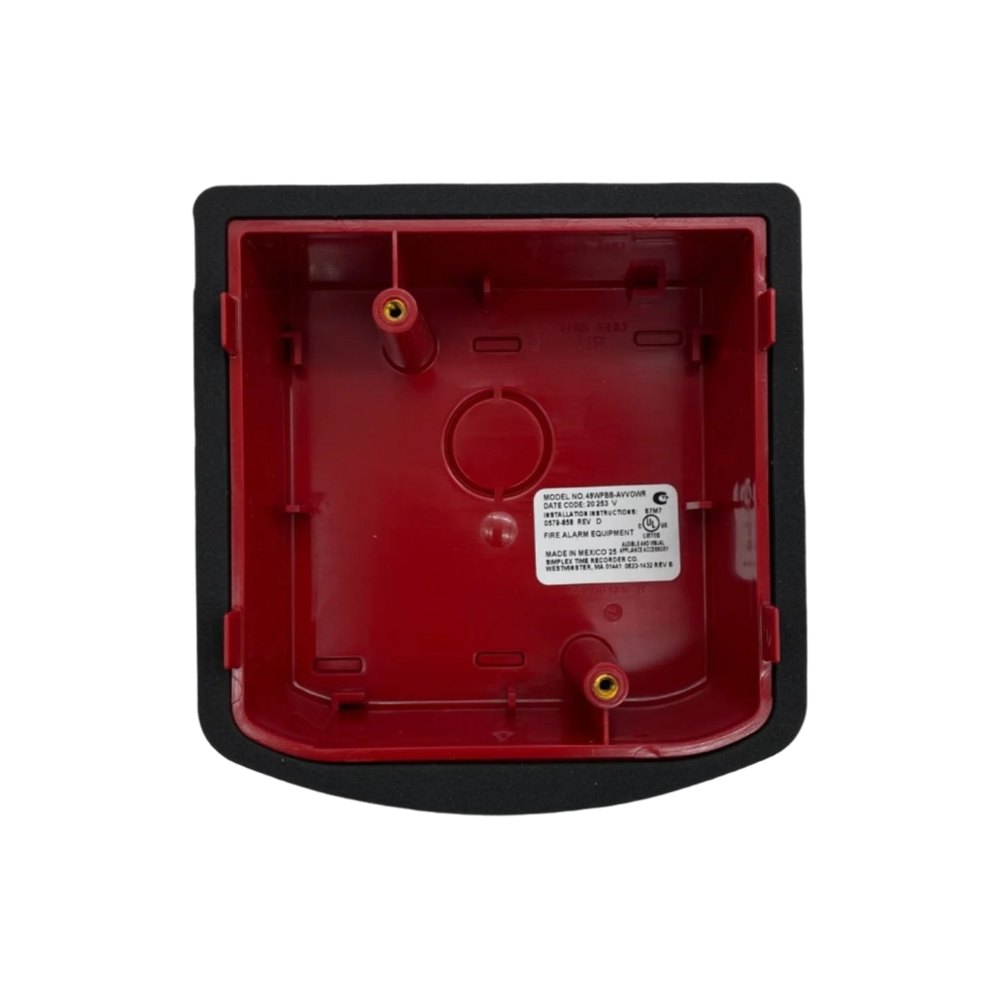 Simplex 49WPBB-AVVOWR Back Box - The Fire Alarm Supplier