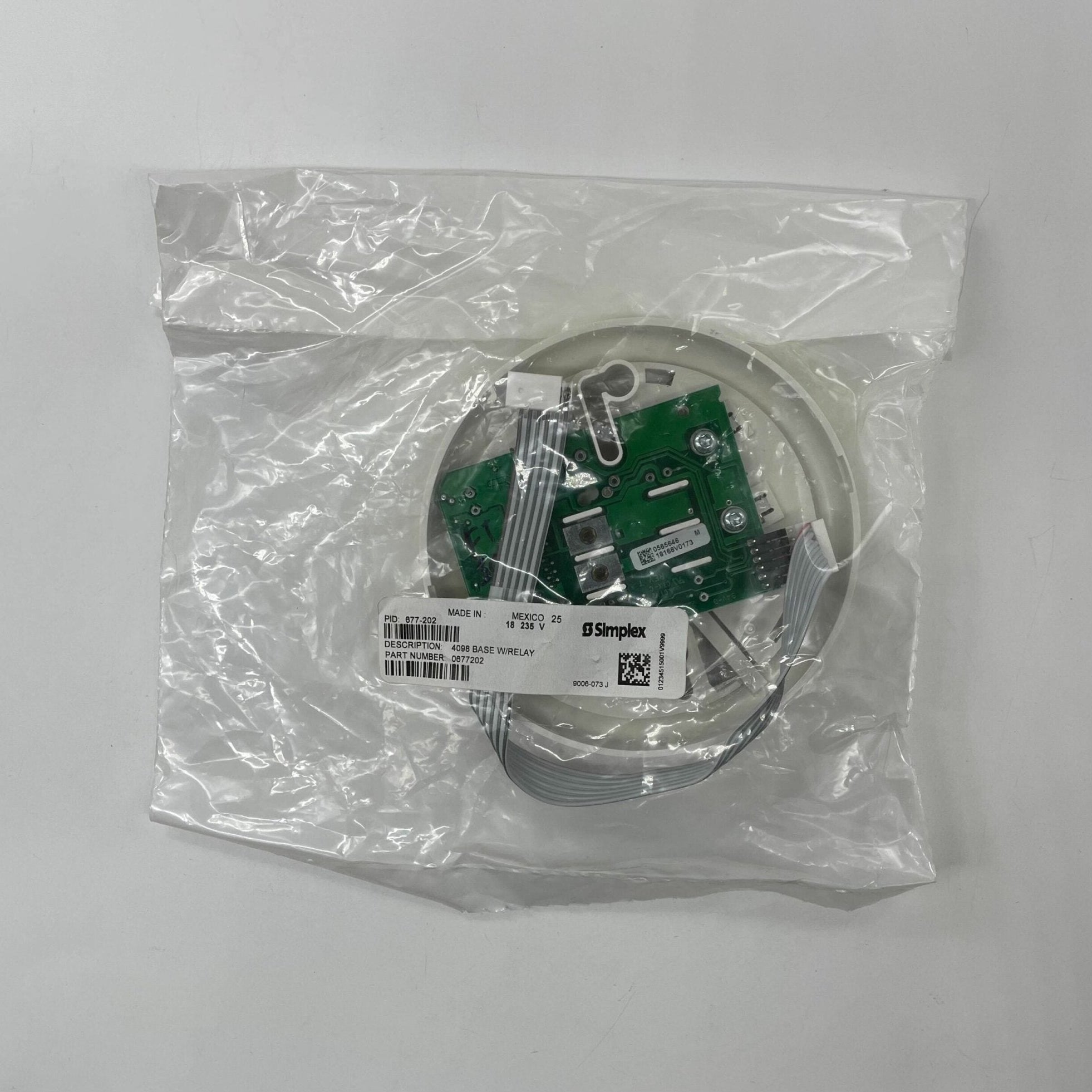 Simplex 677-202 Base With Relay - The Fire Alarm Supplier