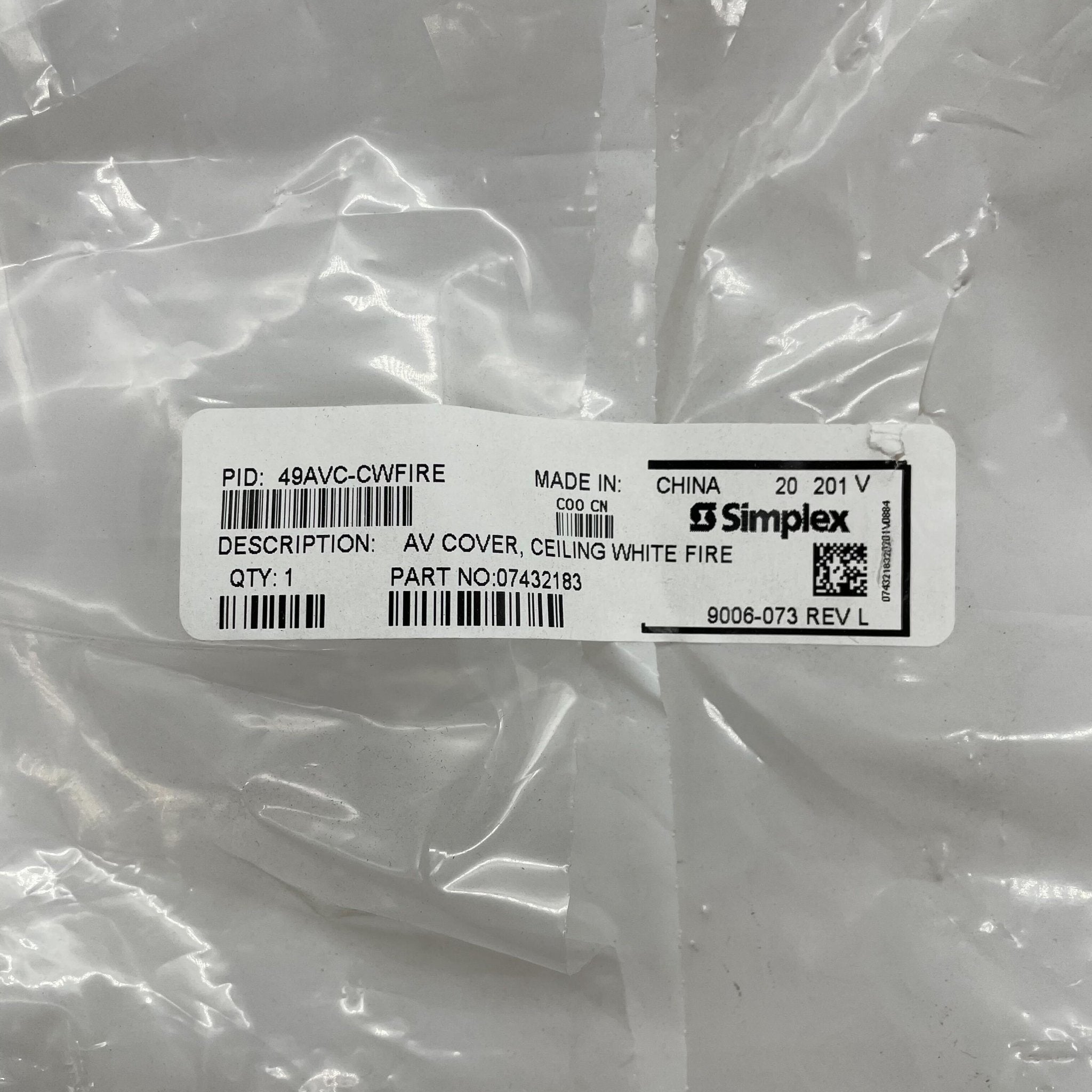 Simplex 49AVC-CWFIRE - The Fire Alarm Supplier