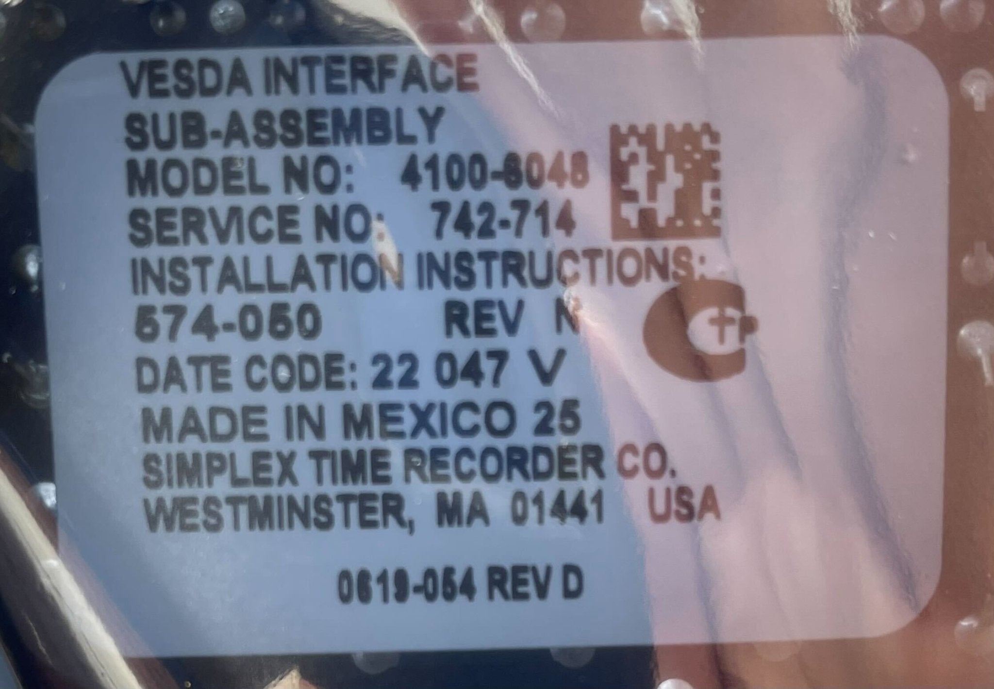 Simplex 4100-6048 - The Fire Alarm Supplier