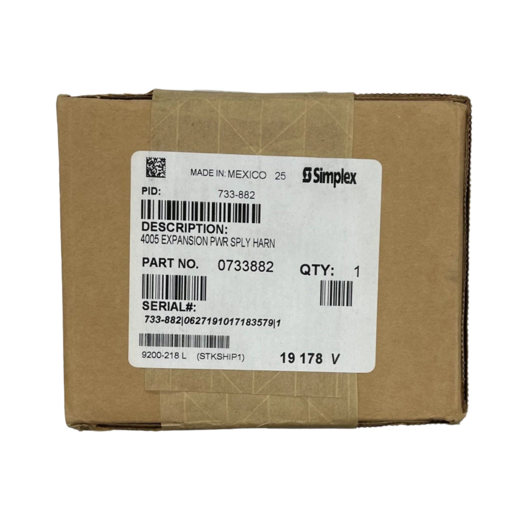 Simplex 733-882 Expansion Power Supply Harness - The Fire Alarm Supplier