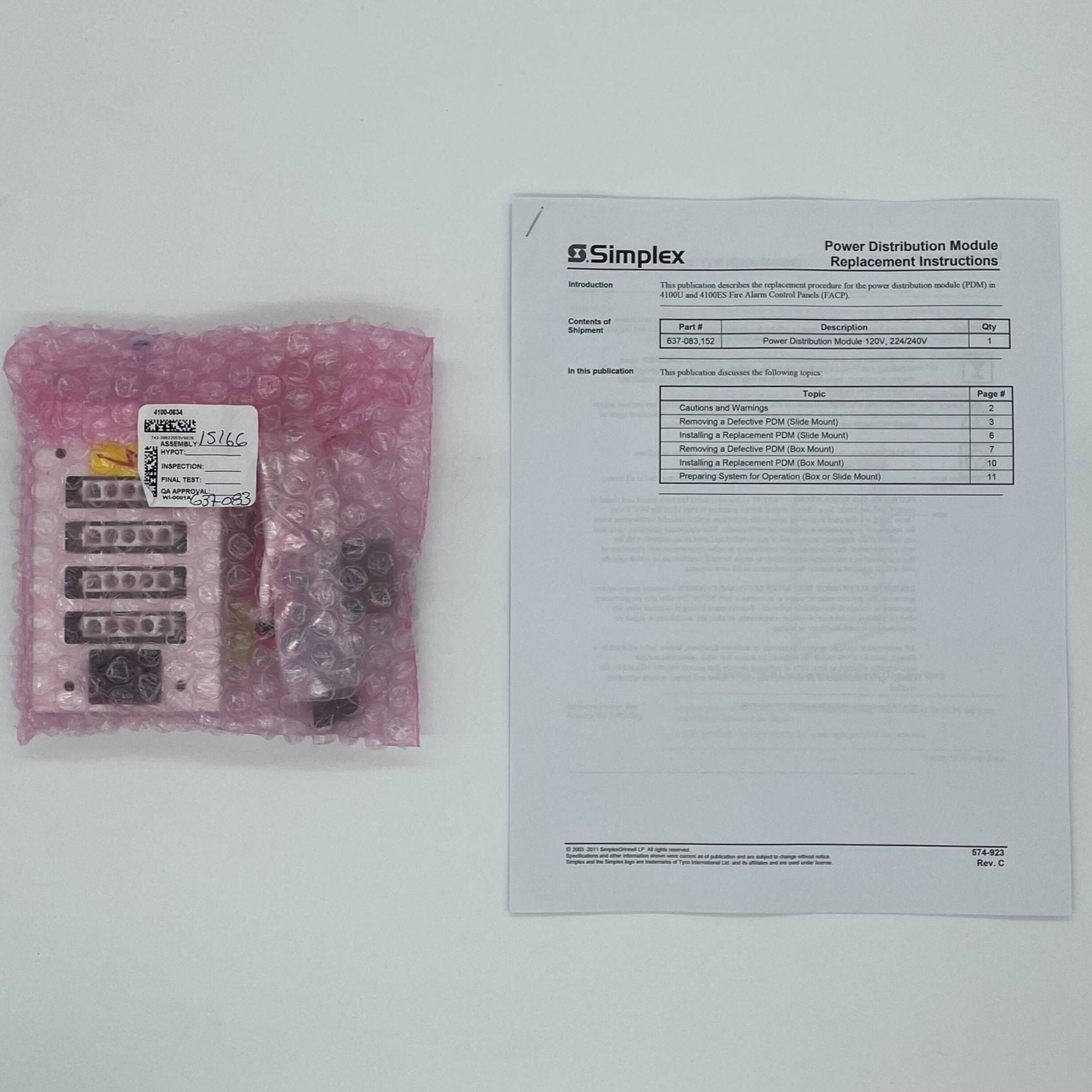 Simplex 4100-0634 - The Fire Alarm Supplier