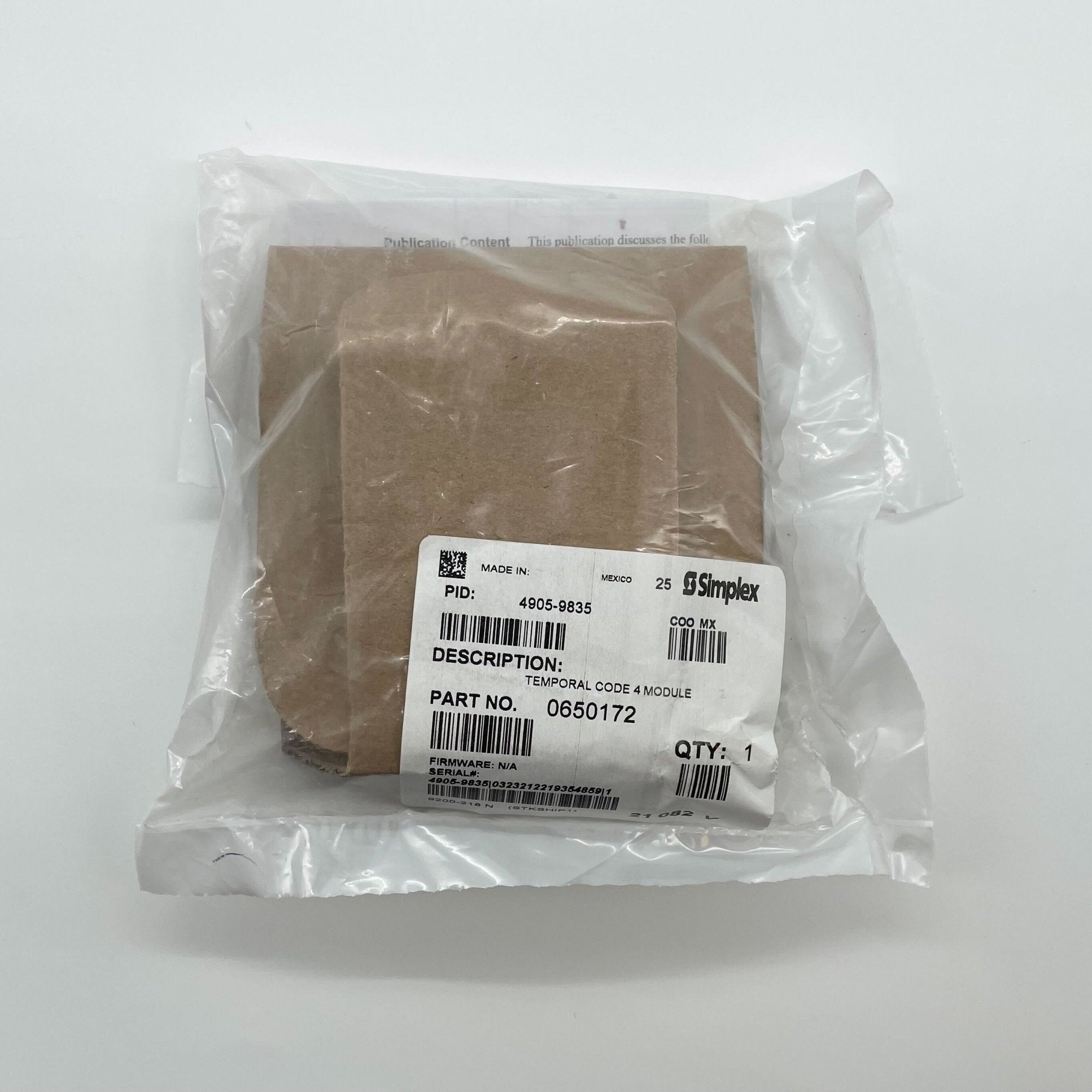 Simplex 4905-9835 - The Fire Alarm Supplier