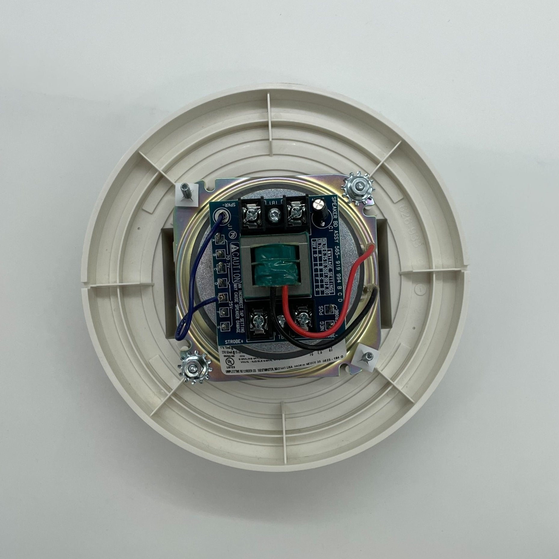 Simplex 4906-9254 Ceiling Mount White Strobe - The Fire Alarm Supplier