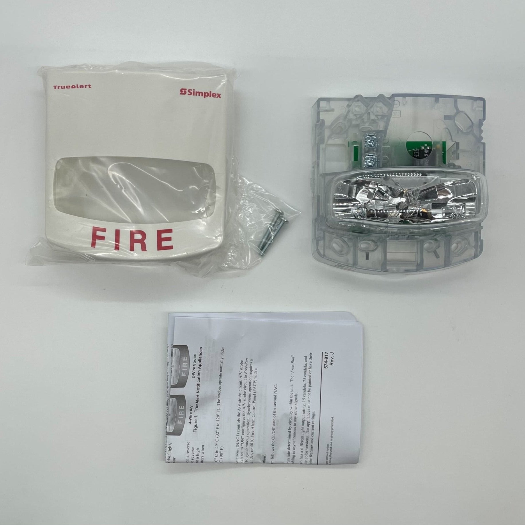 Simplex 4904-9172 Non-Addressable Wall Strobe White - The Fire Alarm Supplier