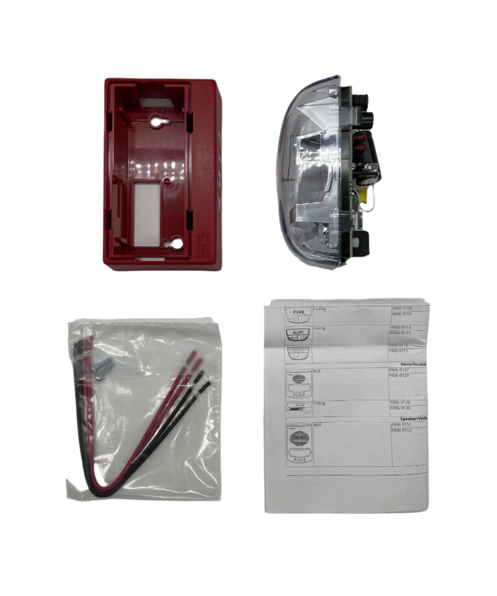 Simplex 4906-9102 TrueAlert Multi-Candela Strobe - The Fire Alarm