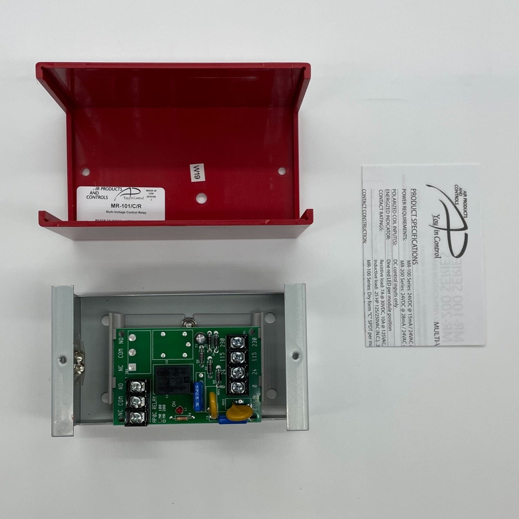 Space Age SSU-MR-101/C/R Series Multi-Voltage Control Relay, 10A - The Fire Alarm Supplier
