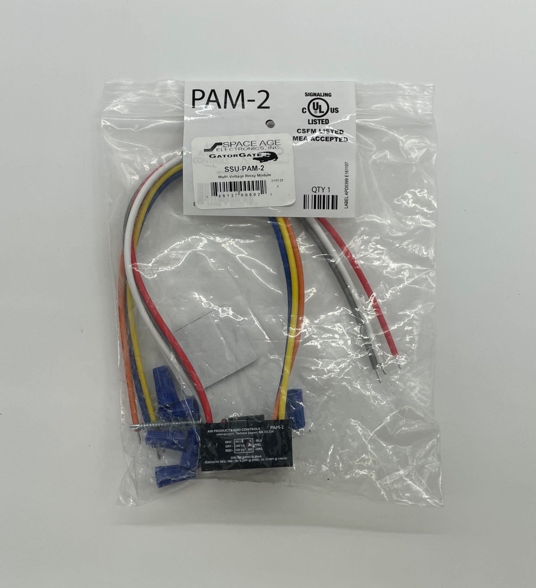 Space Age SSU-PAM-2 Ssu-Pam-2 Multi-Voltage Relay Module - The Fire Alarm Supplier