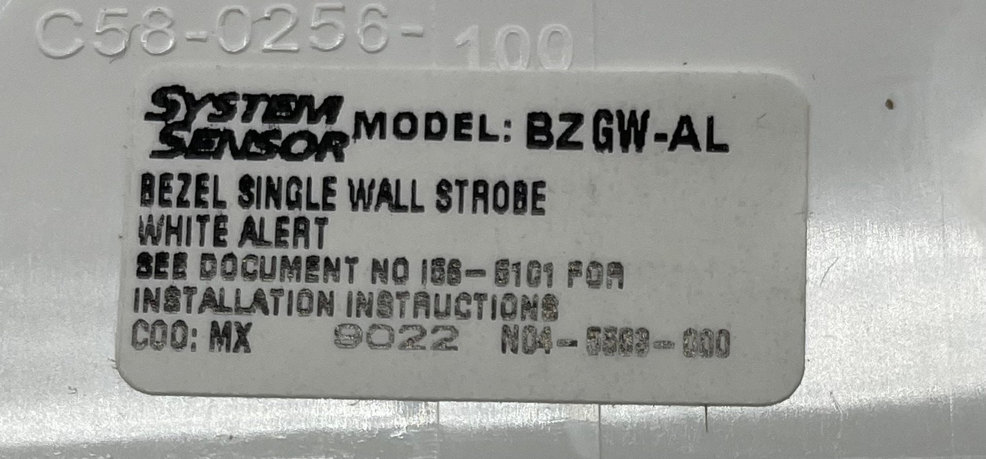 System Sensor BZGW-AL - The Fire Alarm Supplier