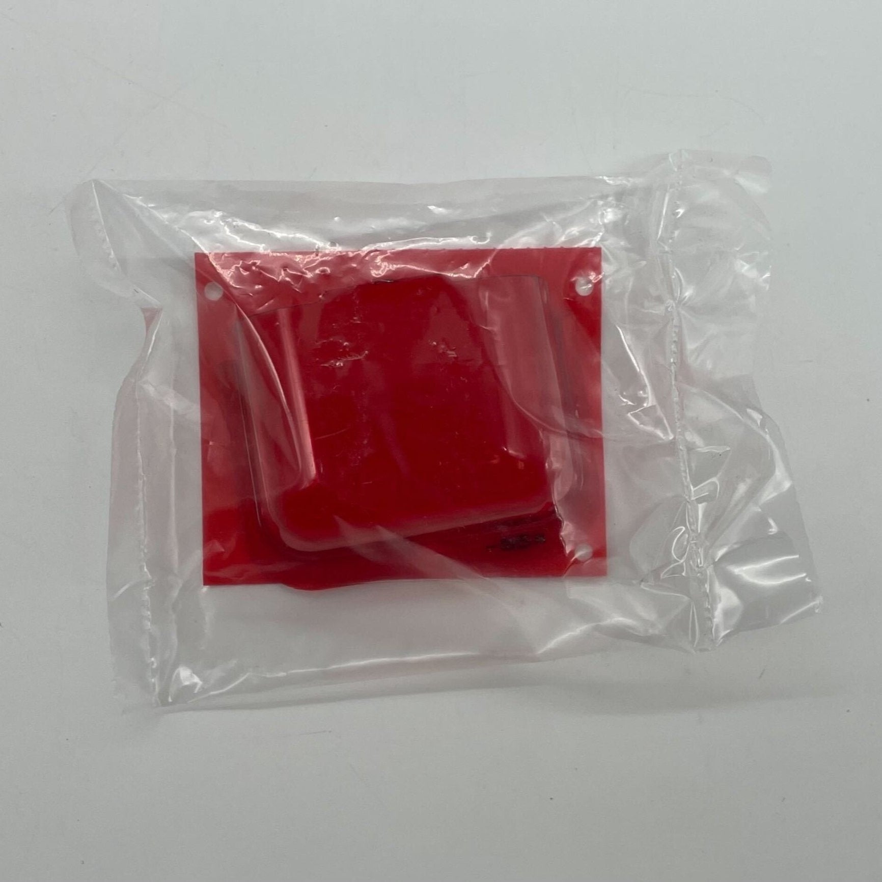 Red lens for System Sensor indoor wall mount strobes, designed to enhance visibility and alertness in emergency lighting systems.