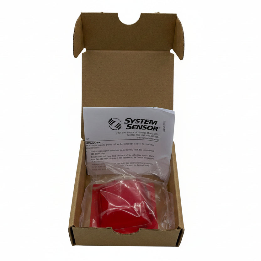System Sensor LENS-R2 Lens for Indoor Wall Mount Strobes Red - The Fire Alarm Supplier