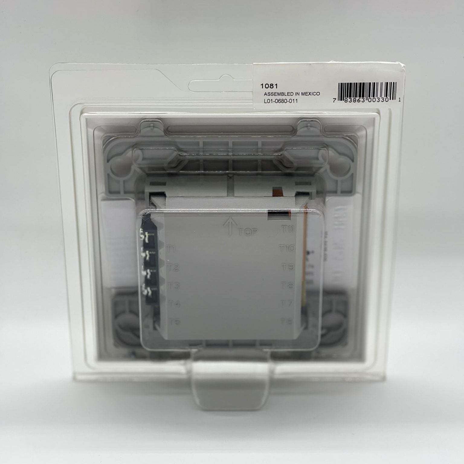 System Sensor M500X Fault Isolator Module, a compact electrical module used for fault isolation in fire alarm systems.