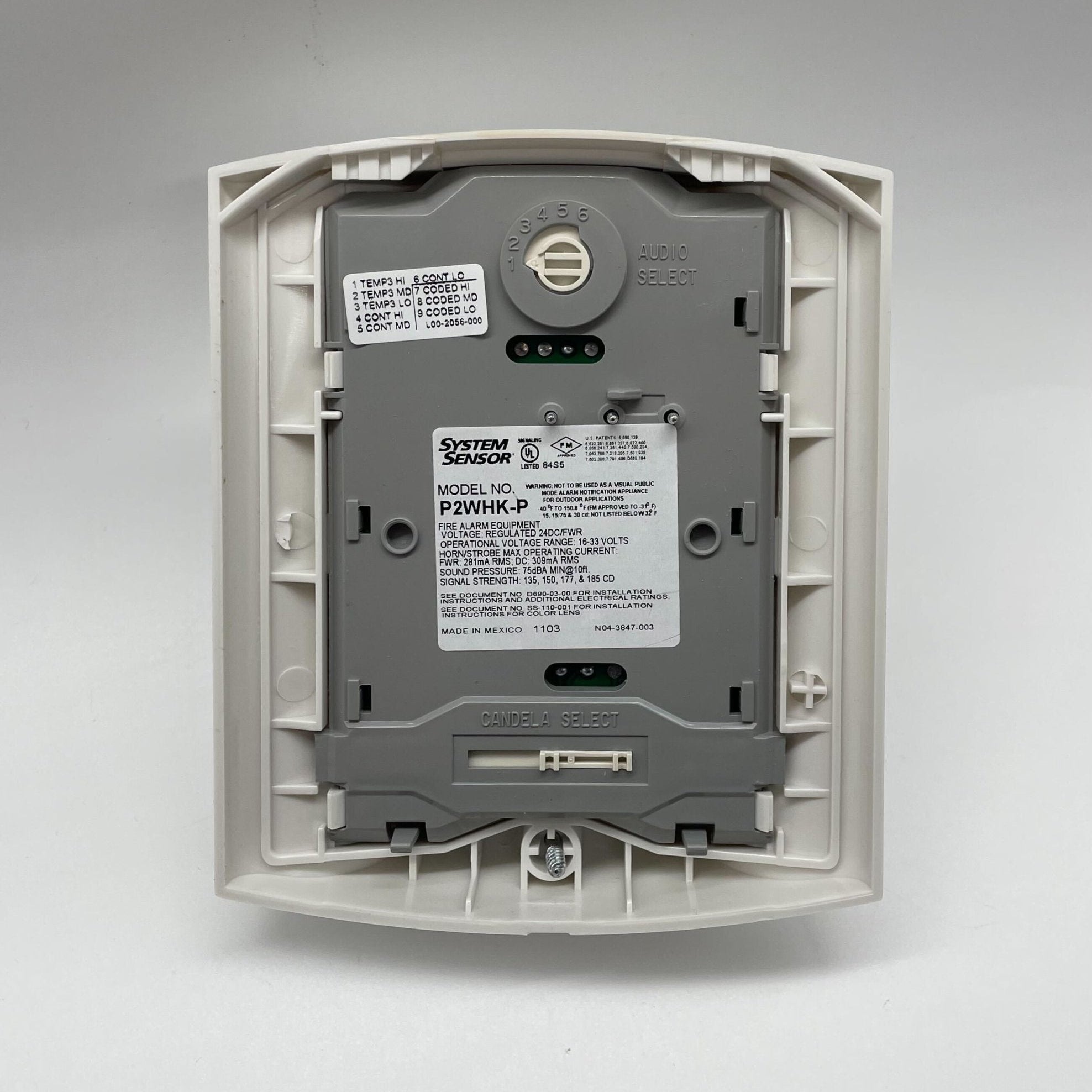 System Sensor P2WHK-P - The Fire Alarm Supplier