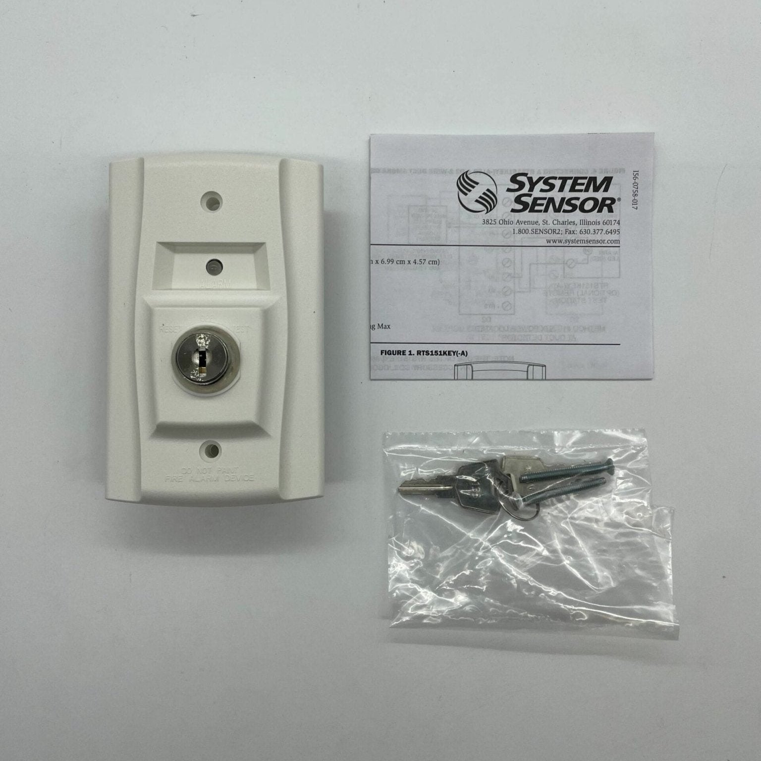 System Sensor RTS151KEY - The Fire Alarm Supplier