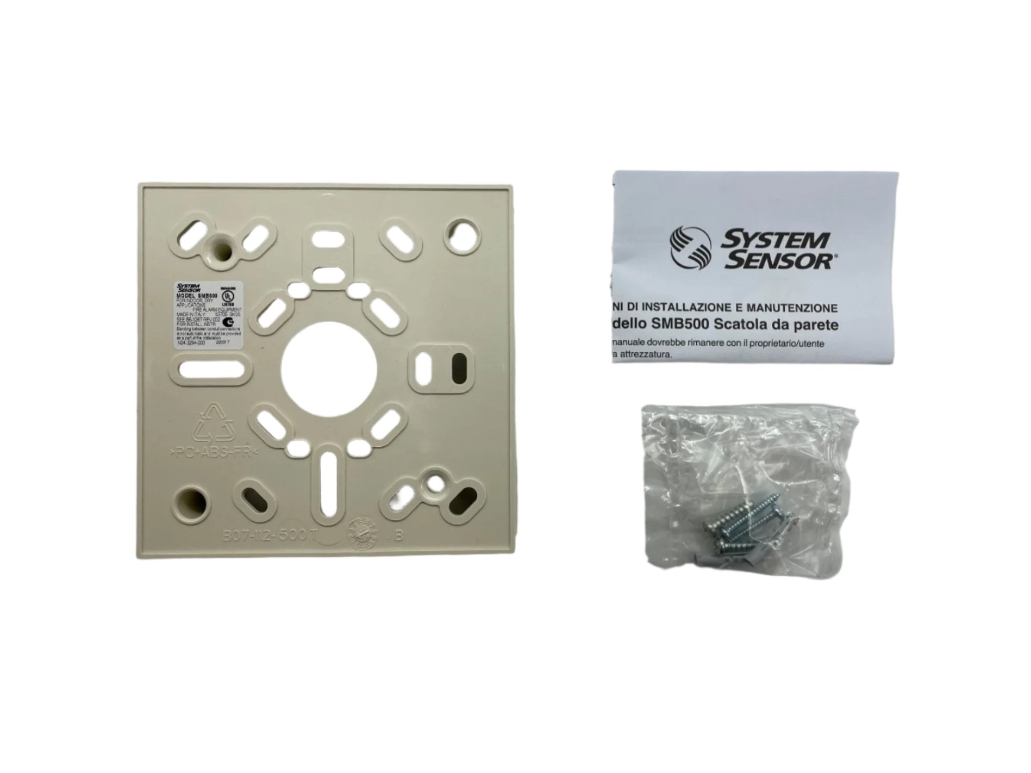 System Sensor SMB500-US Surface Mount Electrical Box For Use With Modules, Ivory - The Fire Alarm Supplier