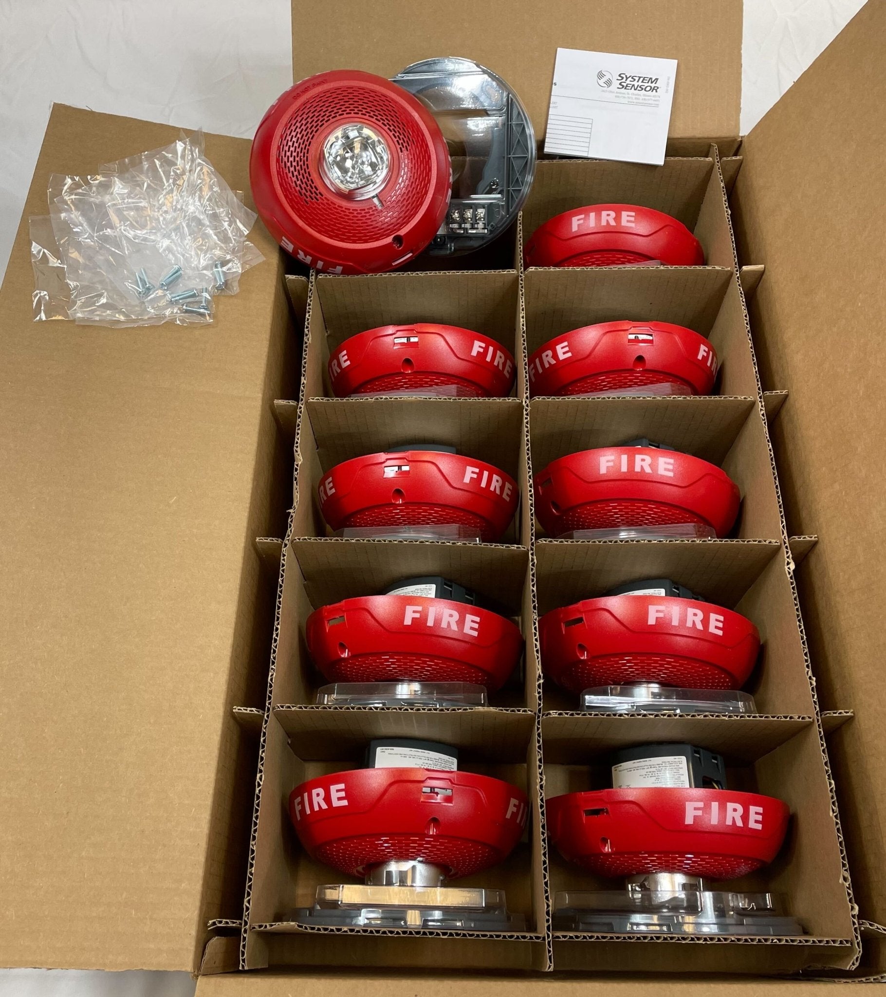 HWL Alarmgeber Versiegelt System Sensor HWL-LF-BP10 Großpackung 10
