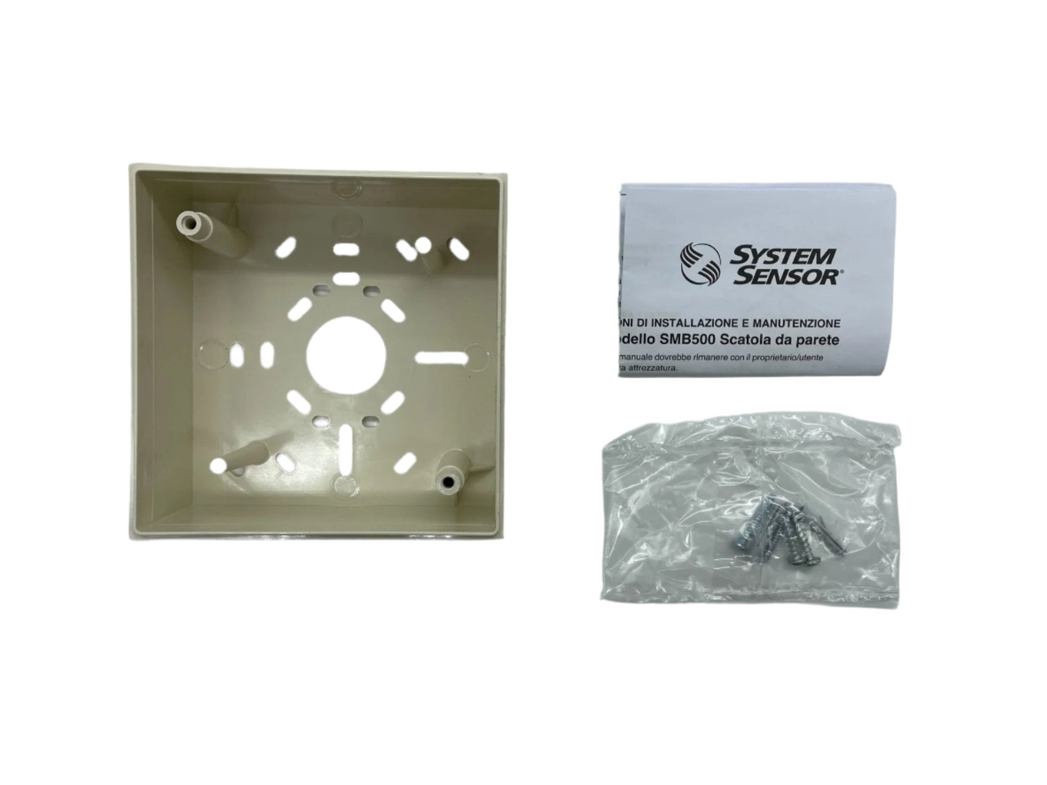 System Sensor SMB500-US Surface Mount Electrical Box For Use With Modules, Ivory - The Fire Alarm Supplier