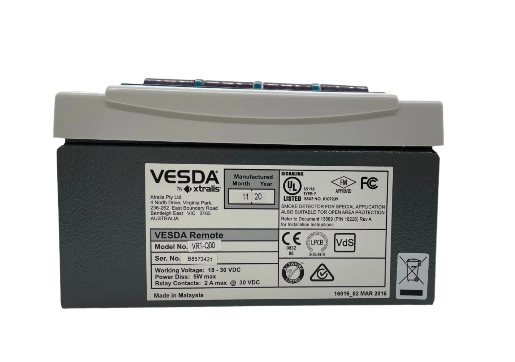 Vesda VRT-Q00 - The Fire Alarm Supplier
