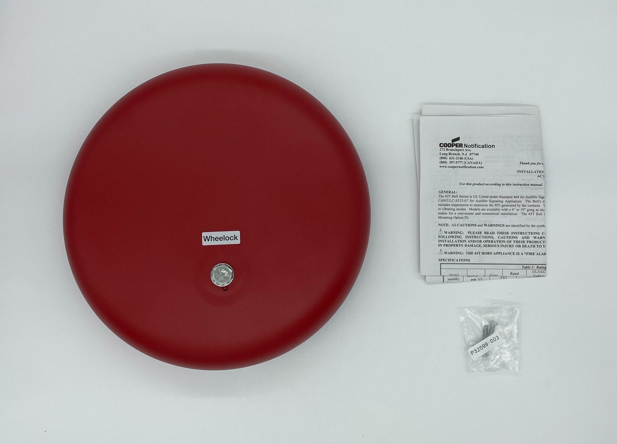 Wheelock 43T-G10-24-R - The Fire Alarm Supplier