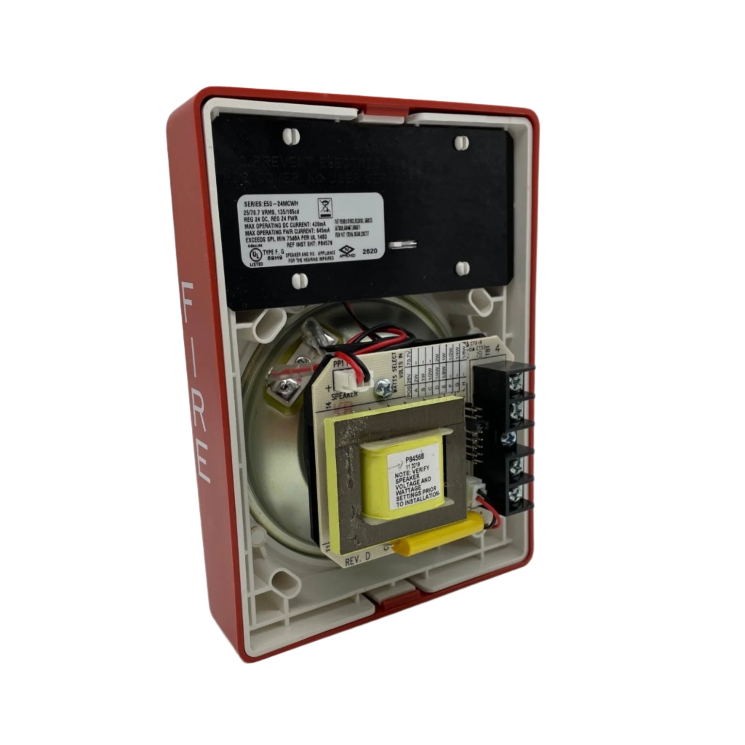 Wheelock E50-24MCWH-FR - The Fire Alarm Supplier