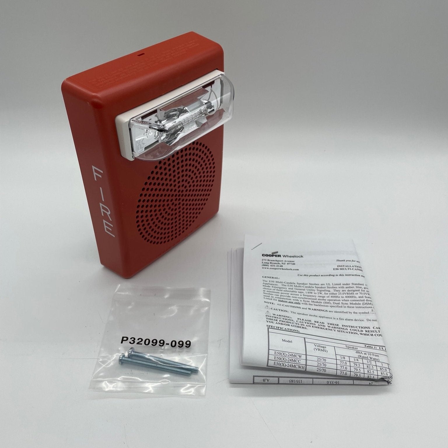 Wheelock E50-24MCWH-FR - The Fire Alarm Supplier