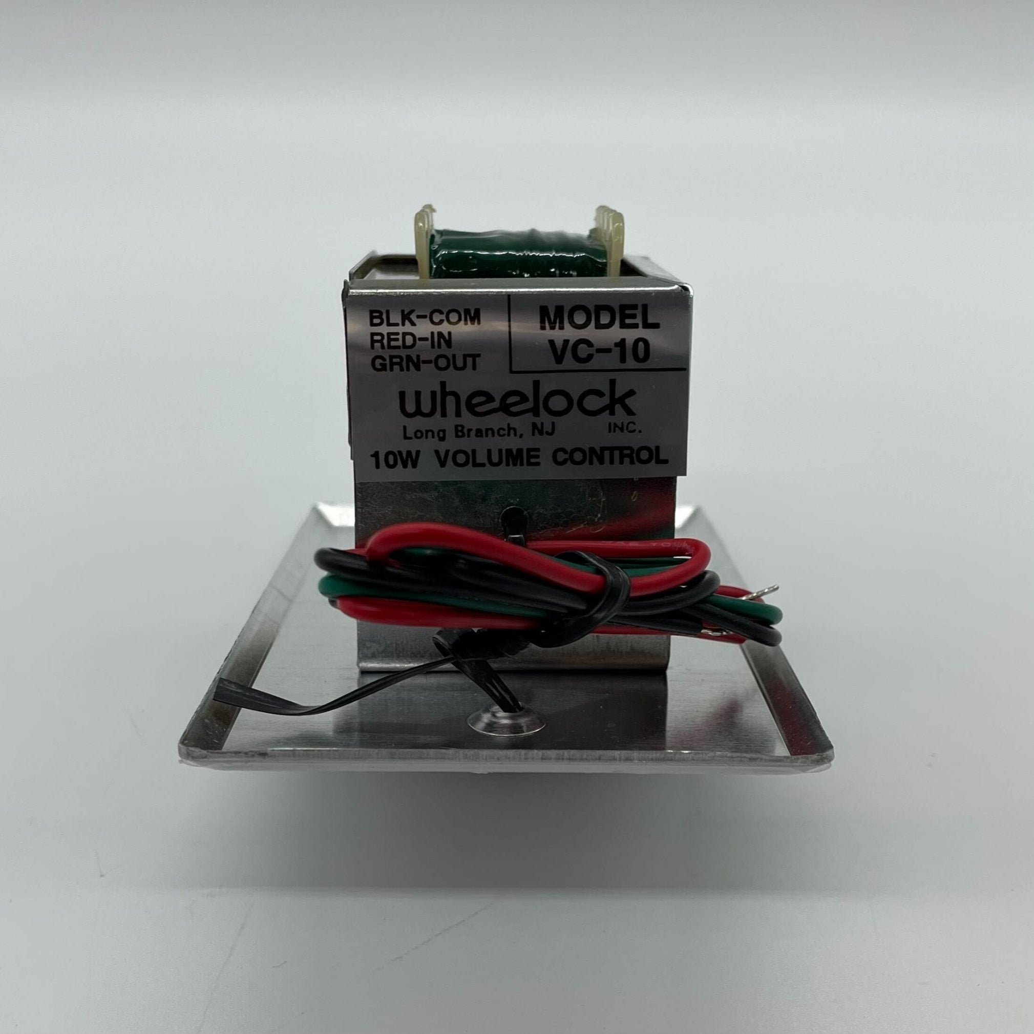 Wheelock VC-10 Volume Control Single Gang Plate - The Fire Alarm Supplier