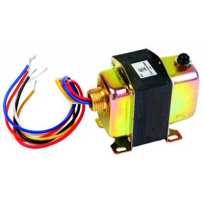 Resideo AT175F1031/U Plate/Panel Mounted 208/277/480 Vac Transformer w/ 9" Lead Wires & Button for Manually Resetting Circuit Breaker, AT175F1031