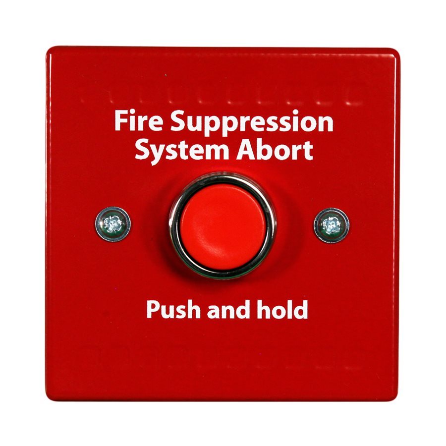 Hochiki HCVR-AS-R HCVR-AS, Extinguishant Abort Switch, Surface Mount, Red