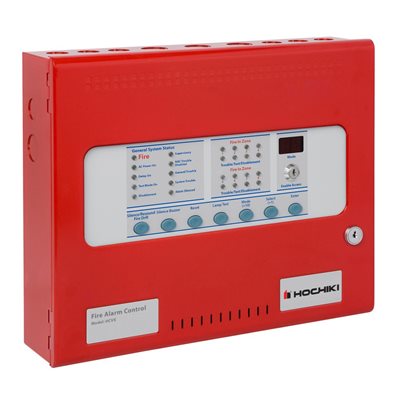 Hochiki 0100-19360 HCVX8-R 8 Zone Conventional Panel