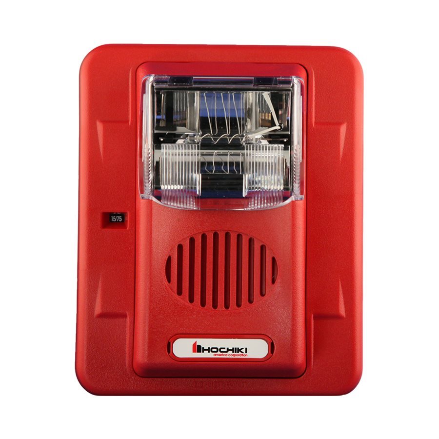 Hochiki 0500-05820 HEC24-1575PWR Wall Mount Horn Strobe 24VDC 15/75CD 100 DBA @ 10' P