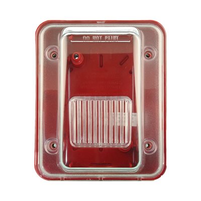 Hochiki 0500-06320 HGOE-R Outdoor Enclosure Bubble & Back Box, Red