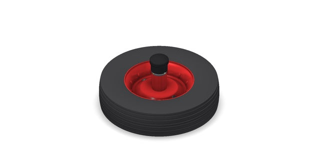 Amerex Fire 6377 Wheel 12.5 Red with HWR
