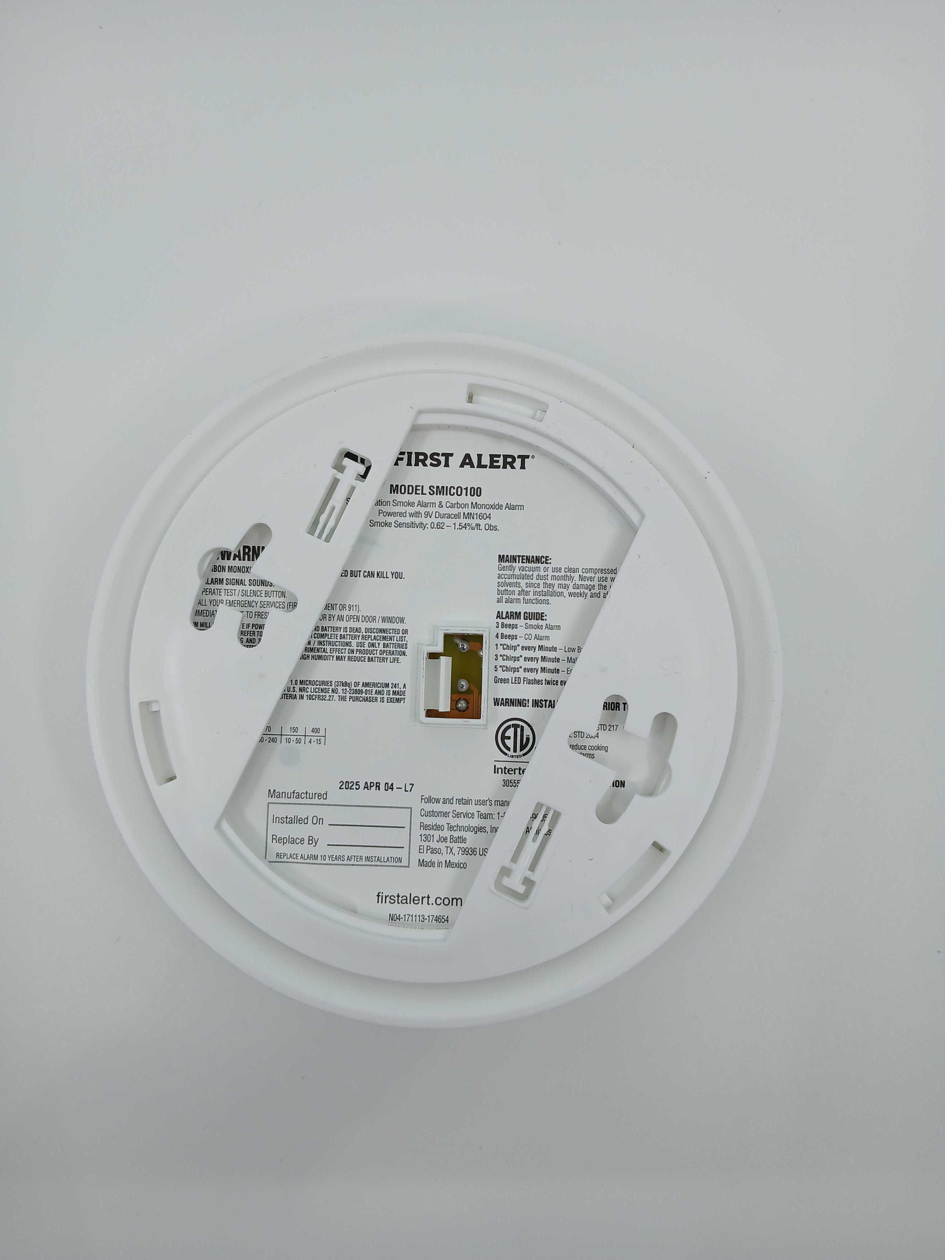 BRK SMICO100 Smoke and Carbon Monoxide Alarm (1046864)