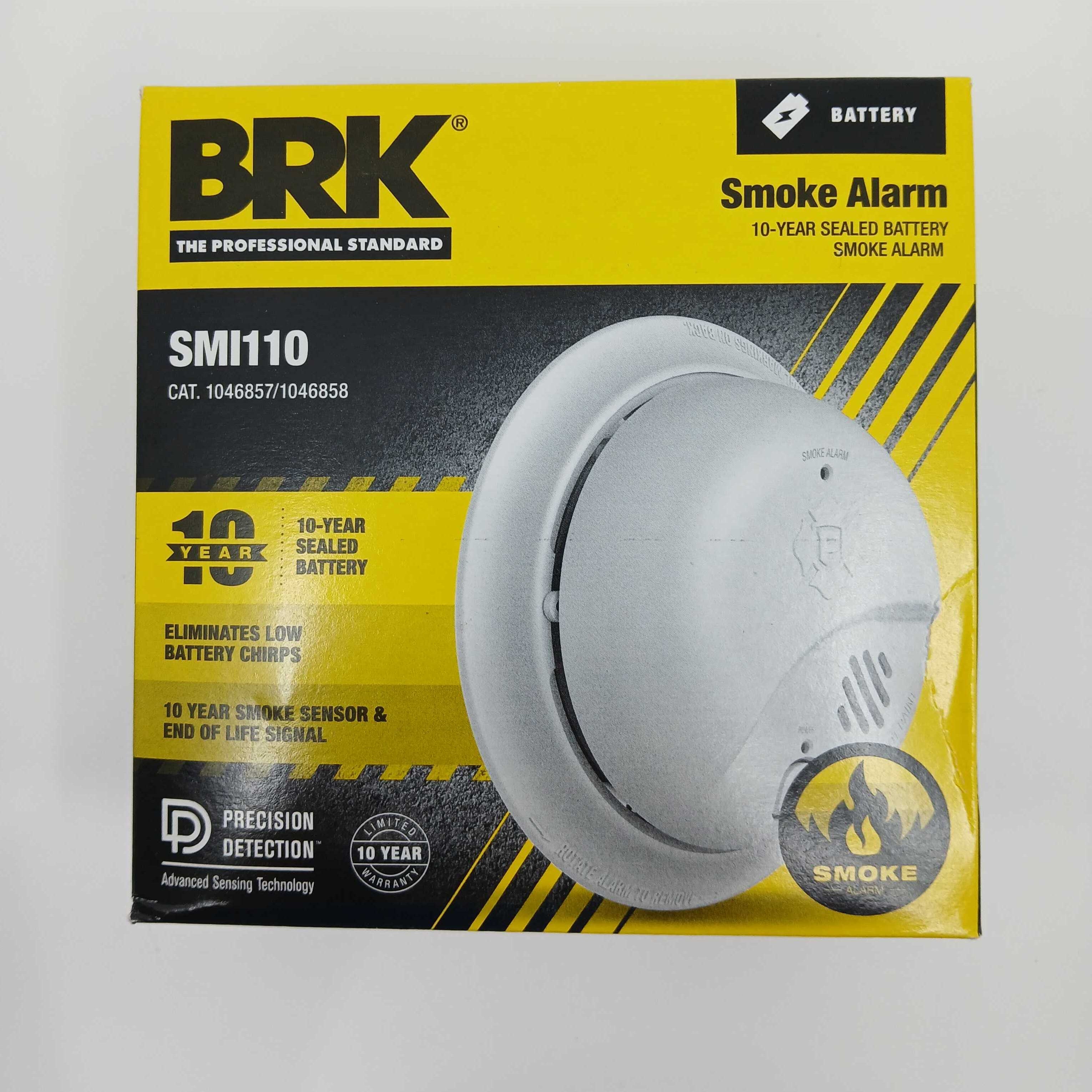 BRK SMI110 10-Year Sealed Battery Ionization Smoke Alarm (1046858) - The Fire Alarm Supplier