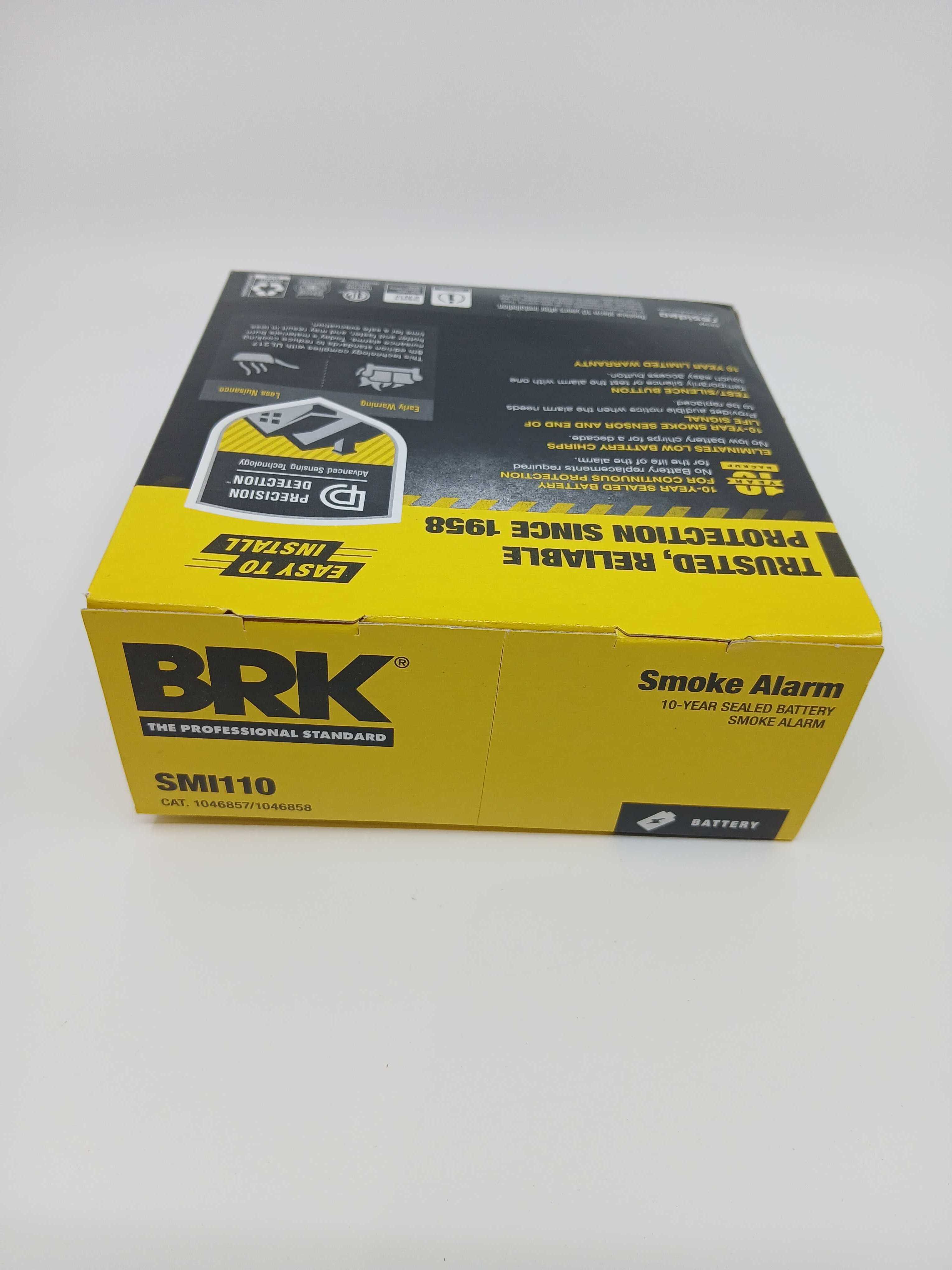 BRK SMI110 10-Year Sealed Battery Ionization Smoke Alarm (1046858) - The Fire Alarm Supplier