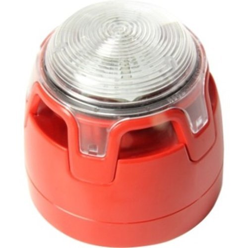 Morley-IAS CWSS-RR-S5 Red Body Shallow Base Red LED Sounder Beacon