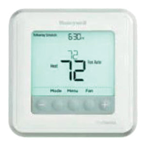 Honeywell Home T6 Pro programmable thermostat with digital display and control interface.