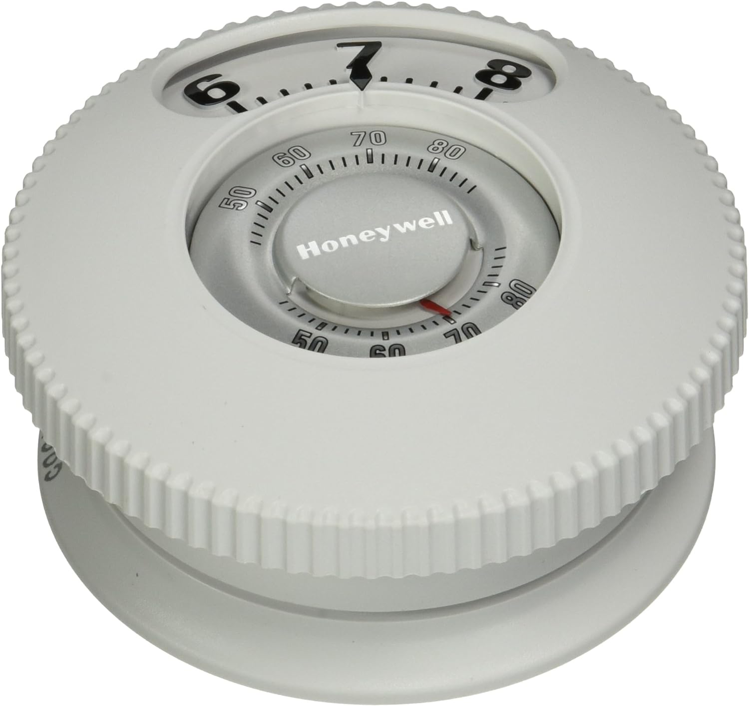 Resideo T87N1026/U T87N Round Non-Programmable, 1H/1C, Easy to See Mechanical Thermostat, T87N1026